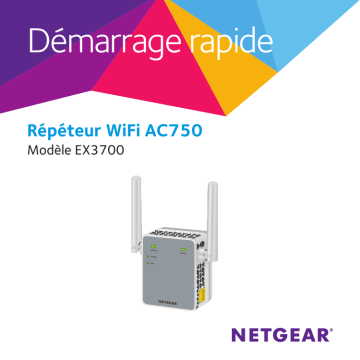 Netgear Répéteur WiFi Manuel utilisateur | Fixfr