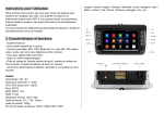 Hikity Andriod Autoradio Bluetooth Manuel utilisateur