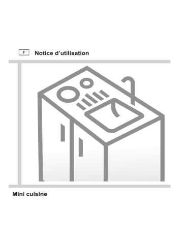 Gorenje MKE100 Mini cuisine MK100S-R Une information important | Fixfr