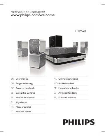 HTS 9520 | Philips HTS9520/12 Home Cinéma 5 enceintes Manuel du propriétaire | Fixfr