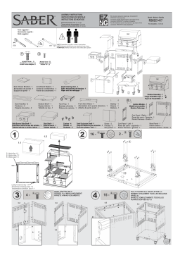 Saber R50SC1417 Bbq And Gas Grill Guide d'installation