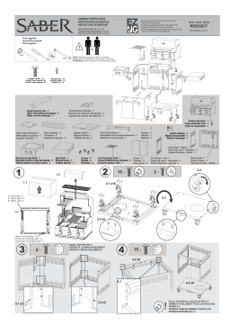 Saber R50CC0317 Bbq And Gas Grill Guide d'installation