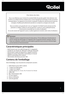 Rollei PDF-S 240 SE Manuel utilisateur