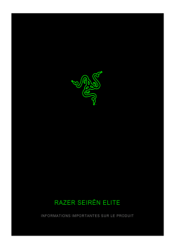 Razer Seirēn Elite Manuel utilisateur