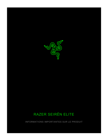Razer Seirēn Elite Manuel utilisateur | Fixfr
