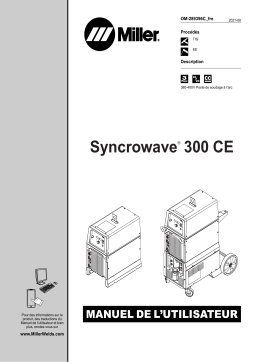 Miller SYNCROWAVE 300 CE Manuel utilisateur