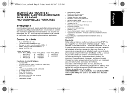 PNI Radio Portable PMR Motorola TLKR T92 H2O IP67 spécification