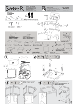 Saber R50SC0017 Bbq And Gas Grill Guide d'installation