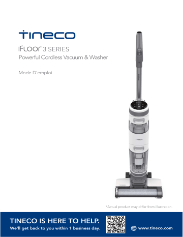 Tineco iFloor 3 Aspirateur Nettoyeur Sec et Humide Intelligent Sans Fil | Léger Manuel utilisateur | Fixfr