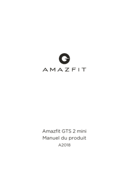 Amazfit GTS 2 mini Montre Connectée Femmes Manuel utilisateur