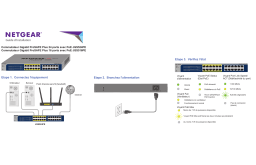 Netgear (JGS516PE), Switch Ethernet PoE 16 Ports RJ45 Métal Gigabit Manuel utilisateur