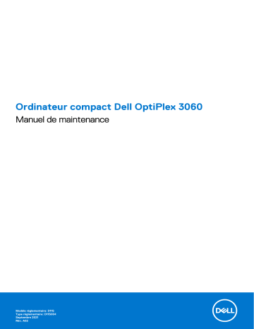 Dell OptiPlex 3060 desktop Manuel du propriétaire | Fixfr