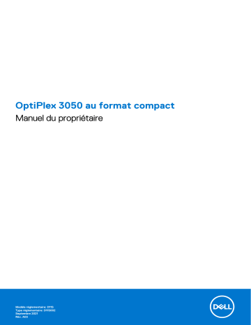Dell OptiPlex 3050 desktop Manuel du propriétaire | Fixfr