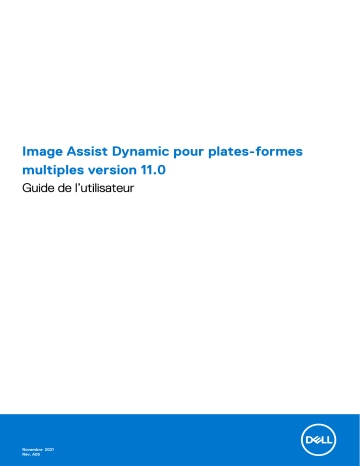 Dell Image Assist software Manuel utilisateur | Fixfr