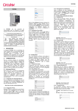 Circutor M62121. RS-485 - Ethernet Converter Manuel du propriétaire