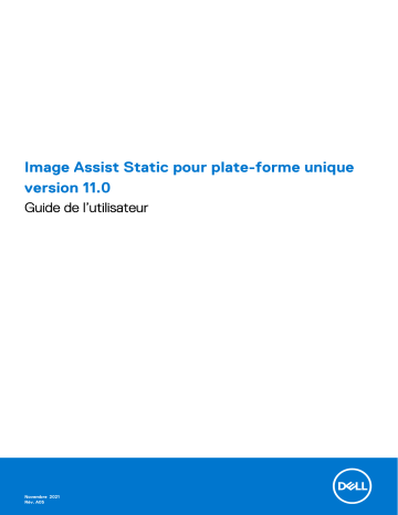 Dell Image Assist software Manuel utilisateur | Fixfr