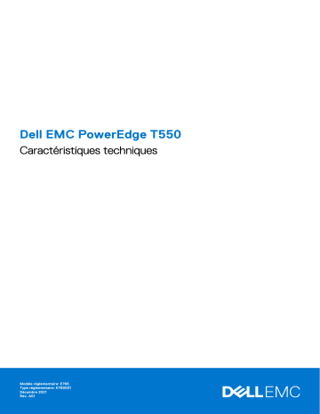 Dell OEMR T550 spécification | Fixfr