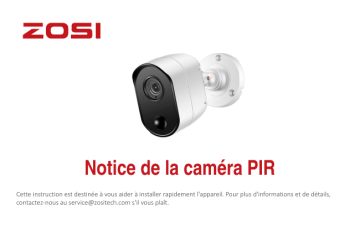 ZOSI C300 Manuel utilisateur | Fixfr