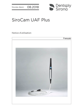 Dentsply Sirona SiroCam UAF Plus Mode d'emploi
