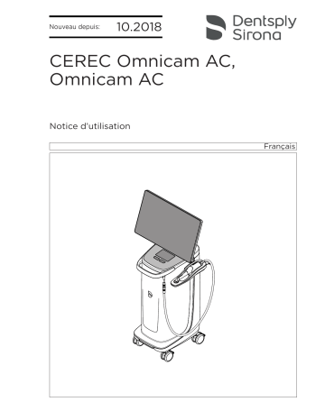 Dentsply Sirona CEREC Omnicam AC, Omnicam AC Mode d'emploi | Fixfr
