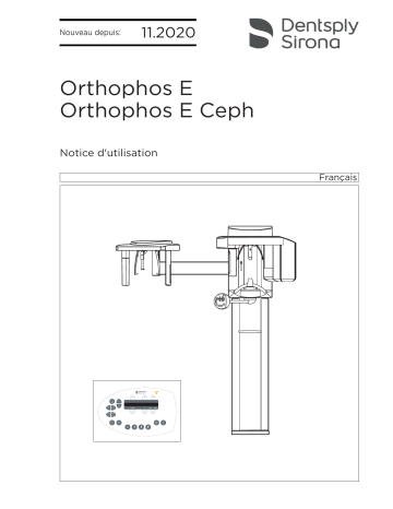 Dentsply Sirona Orthophos E / E Ceph Mode d'emploi | Fixfr