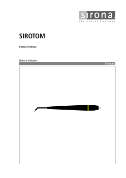 Dentsply Sirona SiroTom Mode d'emploi