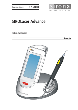 Dentsply Sirona SiroLaser advance Mode d'emploi