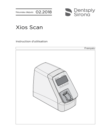 Dentsply Sirona Xios Scan Mode d'emploi | Fixfr
