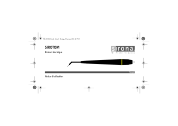 Dentsply Sirona SiroTom Mode d'emploi | Fixfr