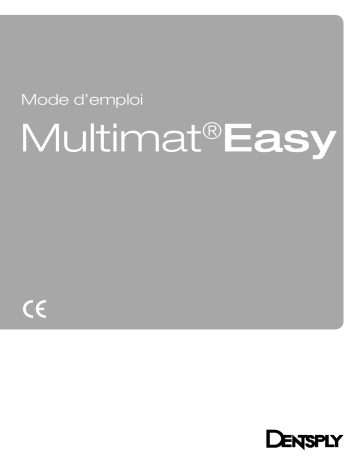 Dentsply Sirona Multimat Easy Mode d'emploi | Fixfr