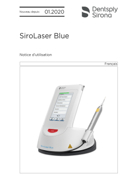 Dentsply Sirona SiroLaser Blue Mode d'emploi