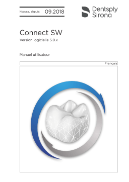 Dentsply Sirona Connect SW 5.0.x Mode d'emploi