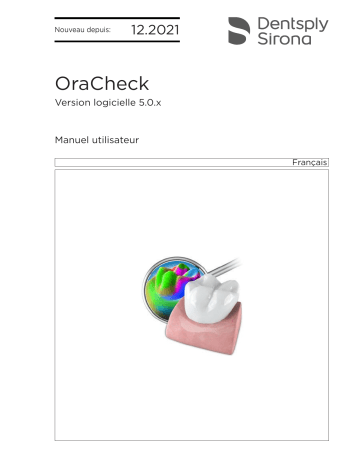 Dentsply Sirona OraCheck, Version 5.0.x Mode d'emploi | Fixfr