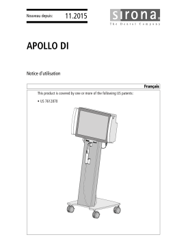 Dentsply Sirona Apollo DI Mode d'emploi