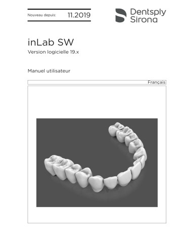 Dentsply Sirona inLab CAD SW 20.0.x Mode d'emploi | Fixfr