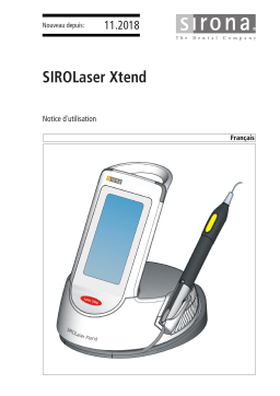 Dentsply Sirona SIROLaser Xtend Mode d'emploi