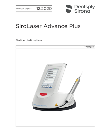 Dentsply Sirona SiroLaser Advance Plus Mode d'emploi | Fixfr