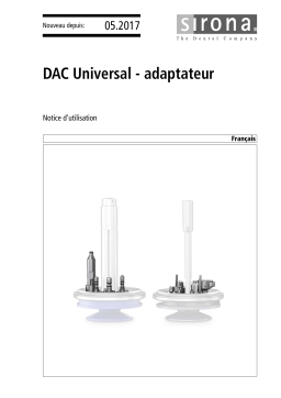 Dentsply Sirona Adapter for DAC Universal GUI/Text Mode d'emploi