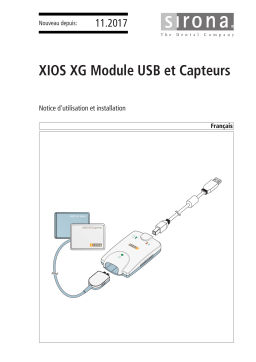 Dentsply Sirona Xios XG Supreme USB / Select USB Mode d'emploi