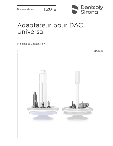 Dentsply Sirona Adapter for DAC Universal GUI/Text Mode d'emploi | Fixfr