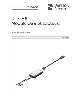 Dentsply Sirona Xios AE Mode d'emploi