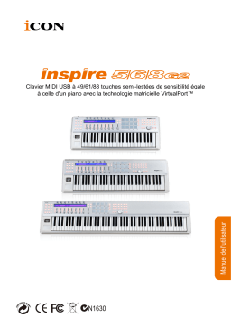 Icon InSpire 5 G2 Keyboard Manuel utilisateur