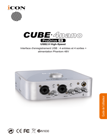 Icon Cube4Nano(Pro DriveIII) Interface Manuel utilisateur | Fixfr