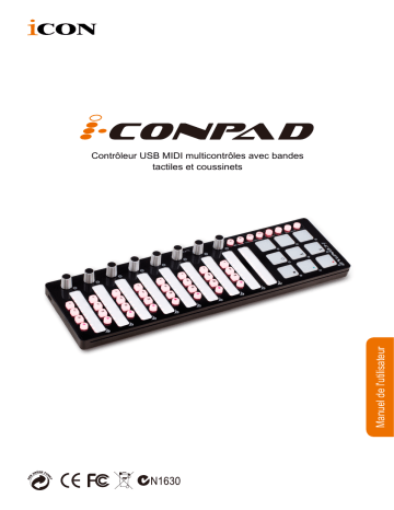 Icon iConPad Control Surface Manuel utilisateur | Fixfr