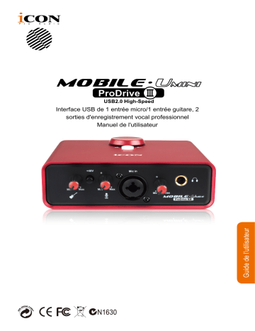 Icon MobileU MINI(Pro DriveIII) Interface Manuel utilisateur | Fixfr