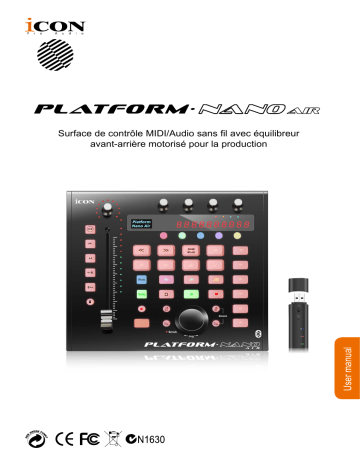 Icon Platform Nano Air Control Surface Manuel utilisateur | Fixfr