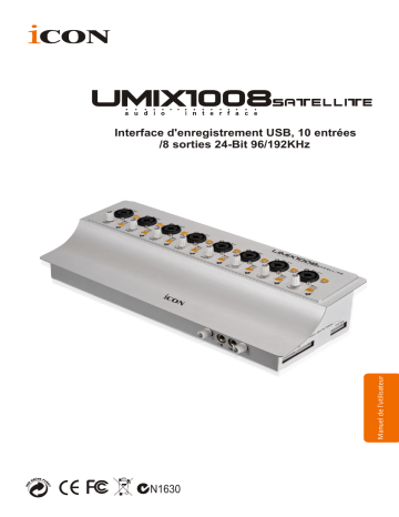 Icon Umix1008 Satellite Interface Manuel utilisateur | Fixfr