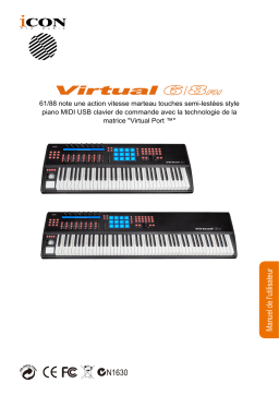 Icon Virtual 6FH Keyboard Manuel utilisateur