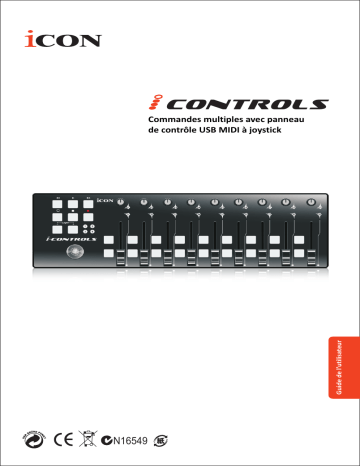 Icon iControls Control Surface Manuel utilisateur | Fixfr