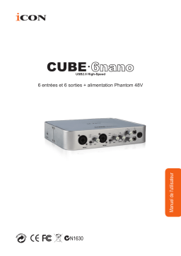 Icon Cube6Nano Interface Manuel utilisateur